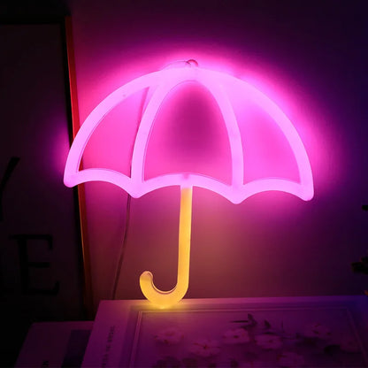 LED Battery-Powered Neon Light Sign