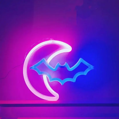 LED Battery-Powered Neon Light Sign